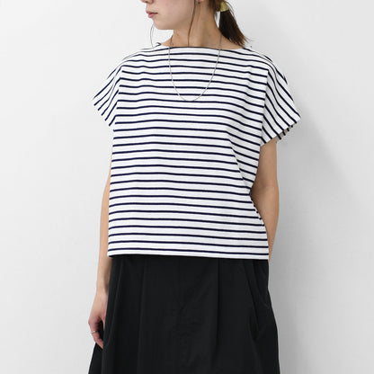 ORCIVAL [オーチバル・オーシバル] W FRENCH SLEEVE BOAT NECK P.O.-BORDER- [B271-b] フレンチスリーブボートネックプルオーバー [2025SS]