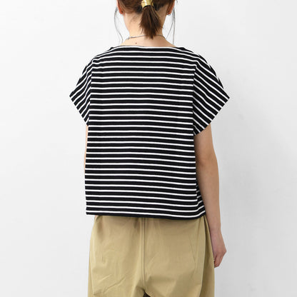 ORCIVAL [オーチバル・オーシバル] W FRENCH SLEEVE BOAT NECK P.O.-BORDER- [B271-b] フレンチスリーブボートネックプルオーバー [2025SS]