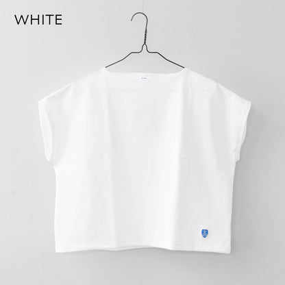 ORCIVAL [オーチバル・オーシバル] W FRENCH SLEEVE BOAT NECK P.O.-SOLID- [b271-s] フレンチスリーブボートネックプルオーバー-無地- [2025SS]