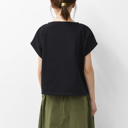 ORCIVAL [オーチバル・オーシバル] W FRENCH SLEEVE BOAT NECK P.O.-SOLID- [b271-s] フレンチスリーブボートネックプルオーバー-無地- [2025SS]