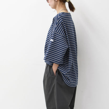 ORCIVAL [オーチバル・オーシバル] M WIDE BODY BOAT NECK S/S P.O. -BORDER- [B273-b] ワイドボディボートネックショートスリーブプルオーバーボーダー[2025SS]