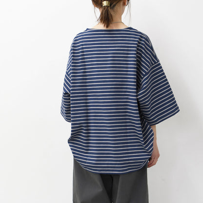 ORCIVAL [オーチバル・オーシバル] M WIDE BODY BOAT NECK S/S P.O. -BORDER- [B273-b] ワイドボディボートネックショートスリーブプルオーバーボーダー[2025SS]