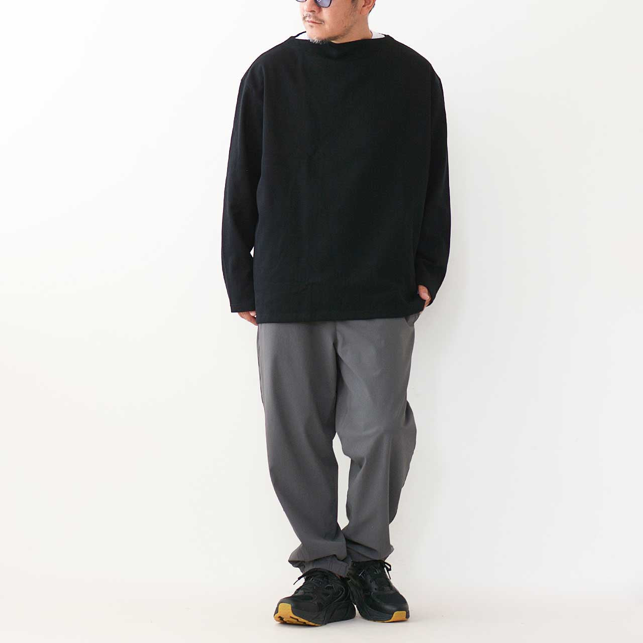 ORCIVAL [オーチバル・オーシバル] M BOAT NECK L/S P.O. -SOLID- [B464-s] ボートネックロングスリーブリブプルオーバー [2024AW]