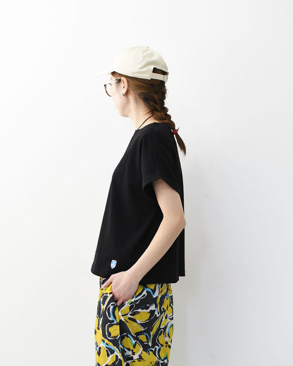 ORCIVAL [オーチバル・オーシバル] Boat Neck Rolled Up Cuff P.O [L282] ボートネックロールドアップカフプルオーバー・無地・ボーダー・Tシャツ・コットン・ボートネック・シンプル・LADY'S [2026SS]