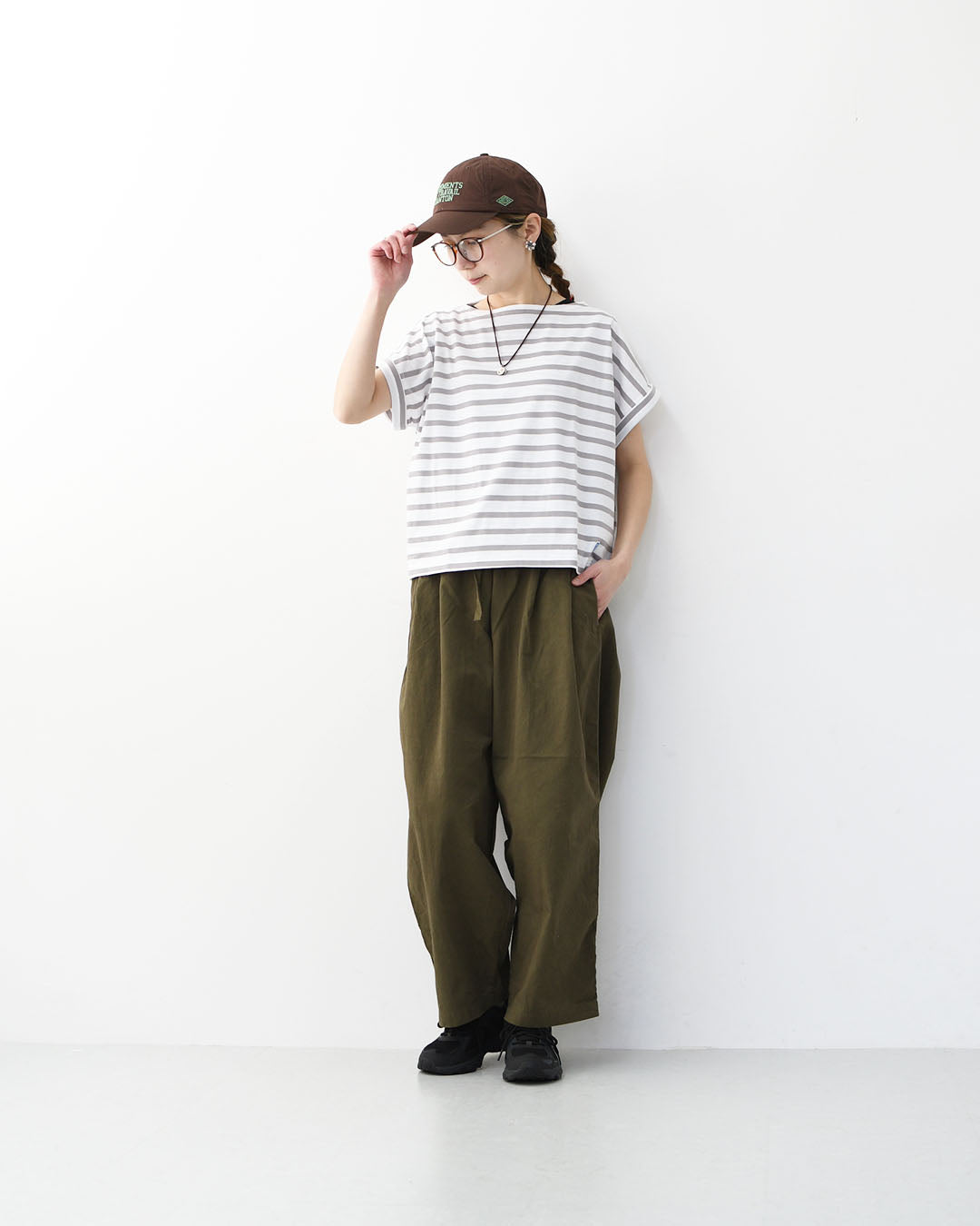 ORCIVAL [オーチバル・オーシバル] Boat Neck Rolled Up Cuff P.O [L282] ボートネックロールドアップカフプルオーバー・無地・ボーダー・Tシャツ・コットン・ボートネック・シンプル・LADY'S [2026SS]