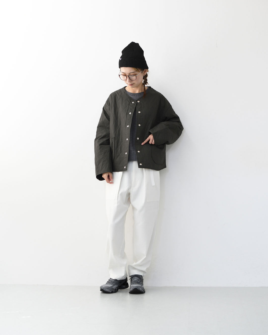 ORCIVAL [オーチバル・オーシバル] Cotton Typewriter Short Blouson [OR-A0572MTY] コットンタイプライターショートブルゾン・ブルゾン・ショートブルゾン・キルティングブルゾン・キルティング・LADY'S [2025AW]
