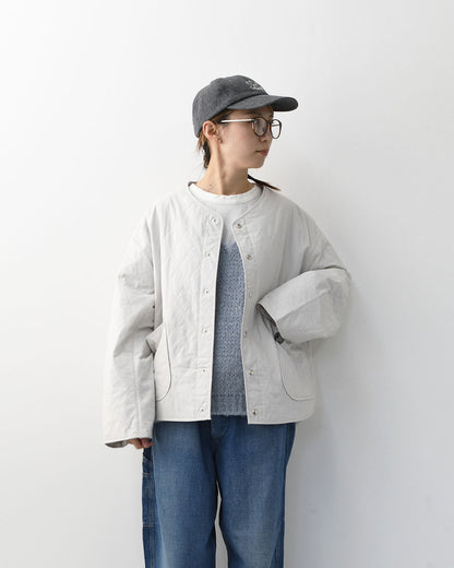 ORCIVAL [オーチバル・オーシバル] Cotton Typewriter Short Blouson [OR-A0572MTY] コットンタイプライターショートブルゾン・ブルゾン・ショートブルゾン・キルティングブルゾン・キルティング・LADY'S [2025AW]