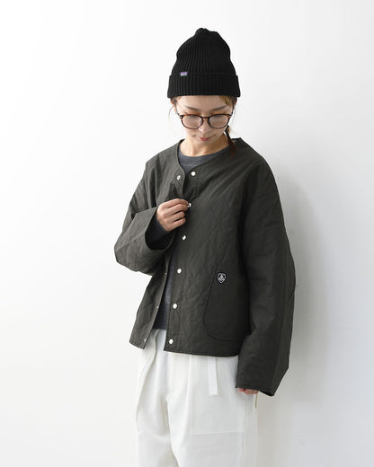 ORCIVAL [オーチバル・オーシバル] Cotton Typewriter Short Blouson [OR-A0572MTY] コットンタイプライターショートブルゾン・ブルゾン・ショートブルゾン・キルティングブルゾン・キルティング・LADY'S [2025AW]