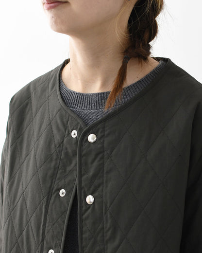 ORCIVAL [オーチバル・オーシバル] Cotton Typewriter Short Blouson [OR-A0572MTY] コットンタイプライターショートブルゾン・ブルゾン・ショートブルゾン・キルティングブルゾン・キルティング・LADY'S [2025AW]