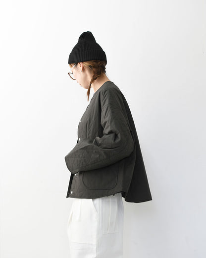 ORCIVAL [オーチバル・オーシバル] Cotton Typewriter Short Blouson [OR-A0572MTY] コットンタイプライターショートブルゾン・ブルゾン・ショートブルゾン・キルティングブルゾン・キルティング・LADY'S [2025AW]