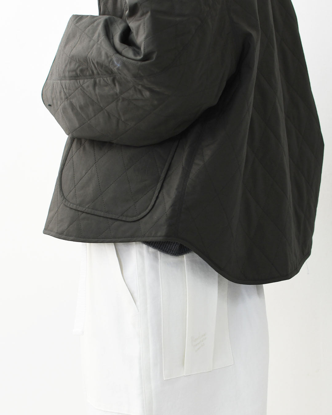 ORCIVAL [オーチバル・オーシバル] Cotton Typewriter Short Blouson [OR-A0572MTY] コットンタイプライターショートブルゾン・ブルゾン・ショートブルゾン・キルティングブルゾン・キルティング・LADY'S [2025AW]