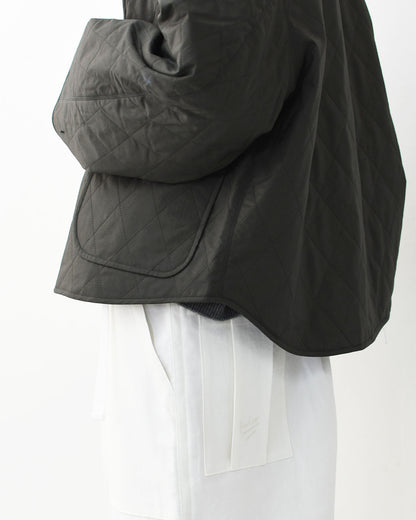 ORCIVAL [オーチバル・オーシバル] Cotton Typewriter Short Blouson [OR-A0572MTY] コットンタイプライターショートブルゾン・ブルゾン・ショートブルゾン・キルティングブルゾン・キルティング・LADY'S [2025AW]