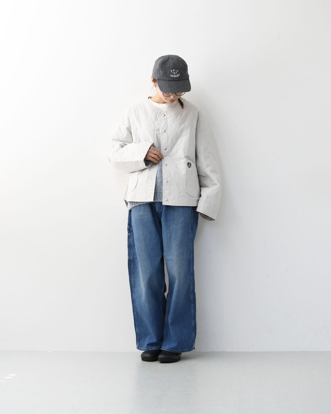 ORCIVAL [オーチバル・オーシバル] Cotton Typewriter Short Blouson [OR-A0572MTY] コットンタイプライターショートブルゾン・ブルゾン・ショートブルゾン・キルティングブルゾン・キルティング・LADY'S [2025AW]