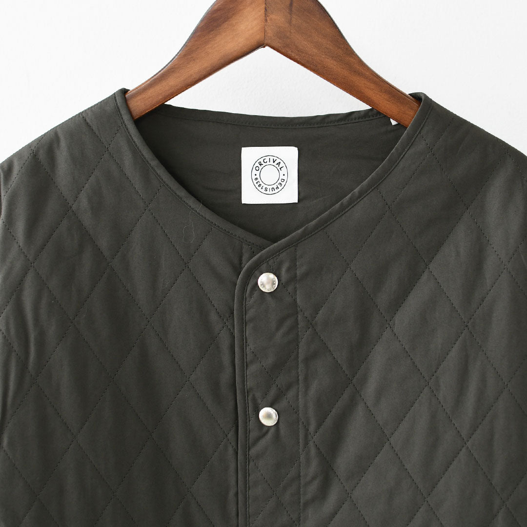 ORCIVAL [オーチバル・オーシバル] Cotton Typewriter Short Blouson [OR-A0572MTY] コットンタイプライターショートブルゾン・ブルゾン・ショートブルゾン・キルティングブルゾン・キルティング・LADY'S [2025AW]