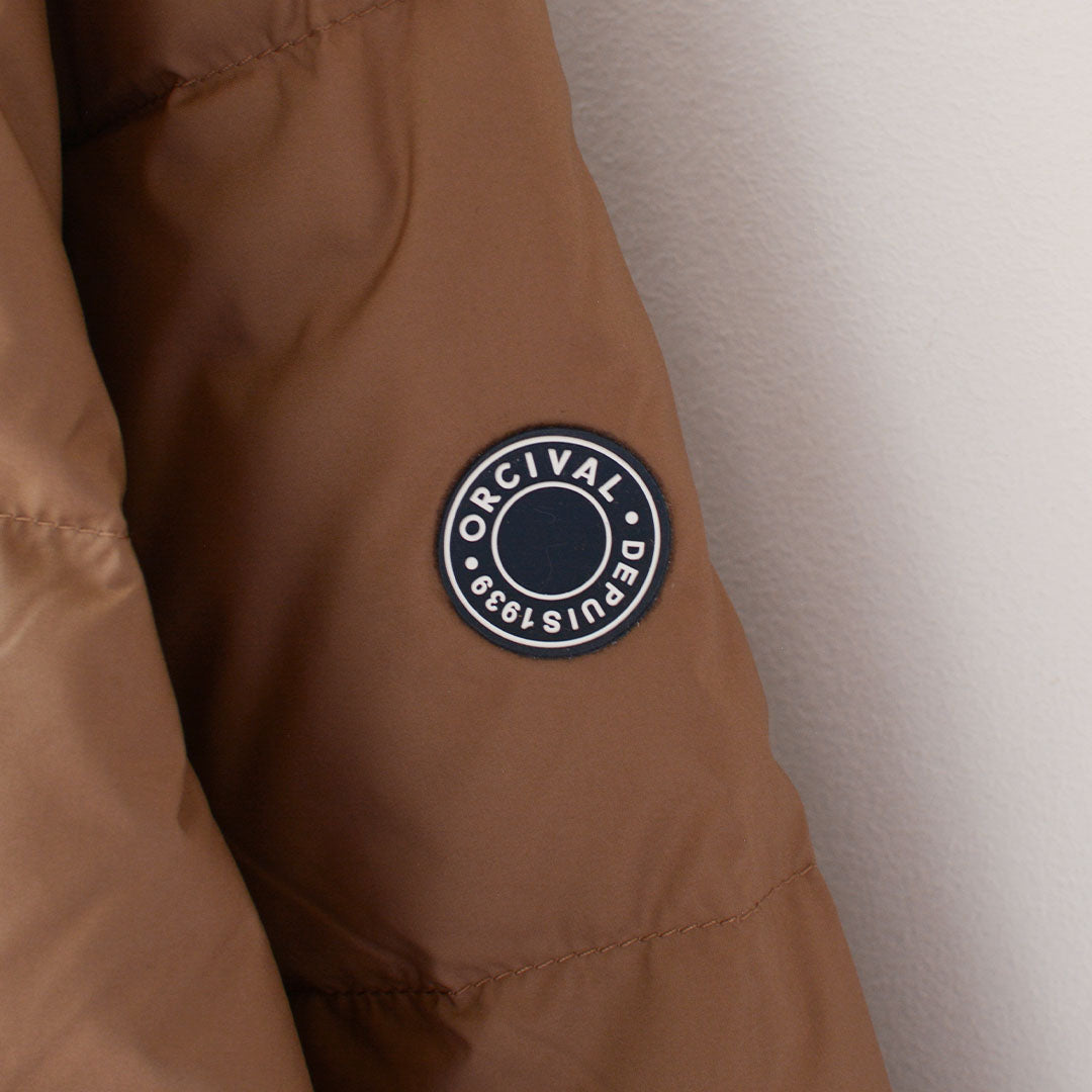 ORCIVAL [オーチバル・オーシバル] W ROUND NECK LONG COAT [OR-A0602 DPL] ラウンドネックロングコート [2025AW]