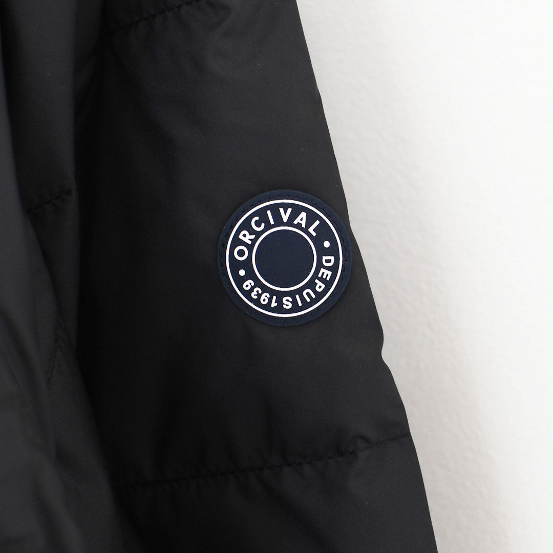 ORCIVAL [オーチバル・オーシバル] Polyester Taffeta Round Neck Long Coat [OR-A0602DTF] ポリエステルタフタ ラウンドネック ロングコート・ロングコート・ノーカラー・アウター・綺麗めダウンコート・ロング丈ダウンコート・上品なダウン・LADY'S [2026AW]