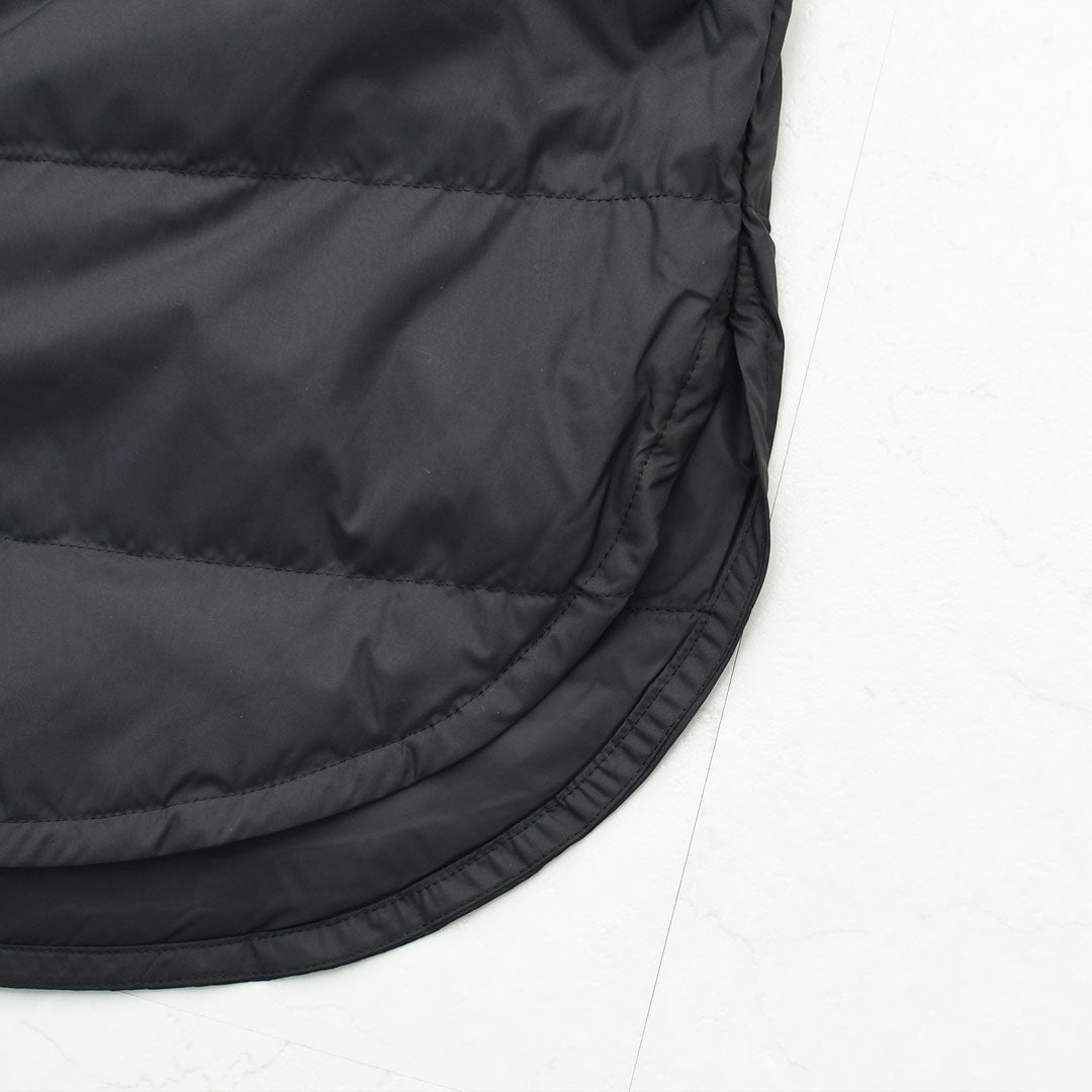 ORCIVAL [オーチバル・オーシバル] Polyester Taffeta Round Neck Long Coat [OR-A0602DTF] ポリエステルタフタ ラウンドネック ロングコート・ロングコート・ノーカラー・アウター・綺麗めダウンコート・ロング丈ダウンコート・上品なダウン・LADY'S [2026AW]