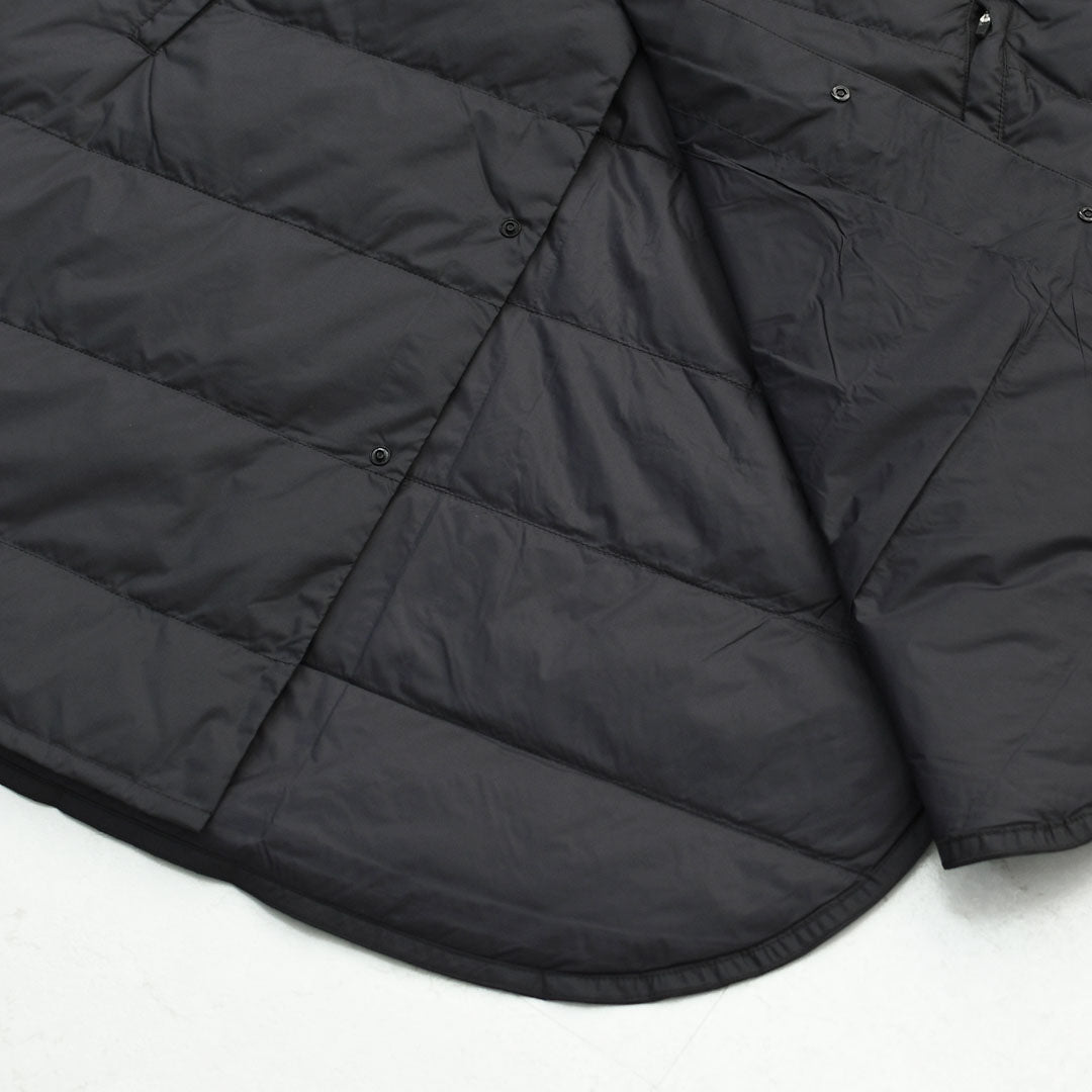 ORCIVAL [オーチバル・オーシバル] Polyester Taffeta Round Neck Long Coat [OR-A0602DTF] ポリエステルタフタ ラウンドネック ロングコート・ロングコート・ノーカラー・アウター・綺麗めダウンコート・ロング丈ダウンコート・上品なダウン・LADY'S [2026AW]