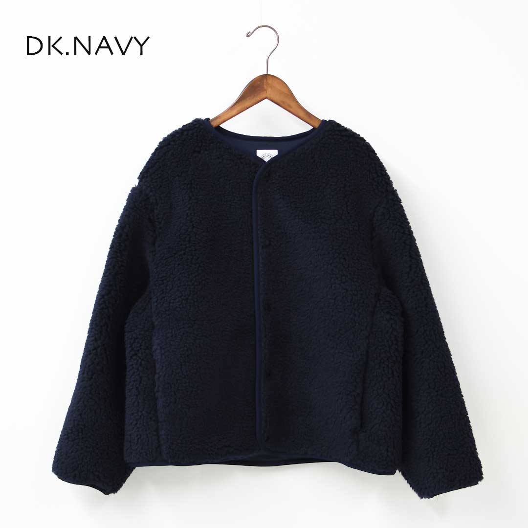 ORCIVAL [オーチバル・オーシバル] W ROUND NECK BLOUSON [OR-A0741BFF] ラウンドネックブルゾン・ボアブルゾン・ボアジャケット・ノーカラー・ジャケット・ブルゾン・アウター・LADY'S [2025AW]