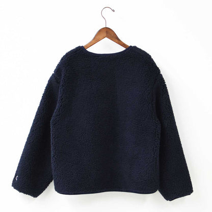 ORCIVAL [オーチバル・オーシバル] W ROUND NECK BLOUSON [OR-A0741BFF] ラウンドネックブルゾン・ボアブルゾン・ボアジャケット・ノーカラー・ジャケット・ブルゾン・アウター・LADY'S [2025AW]