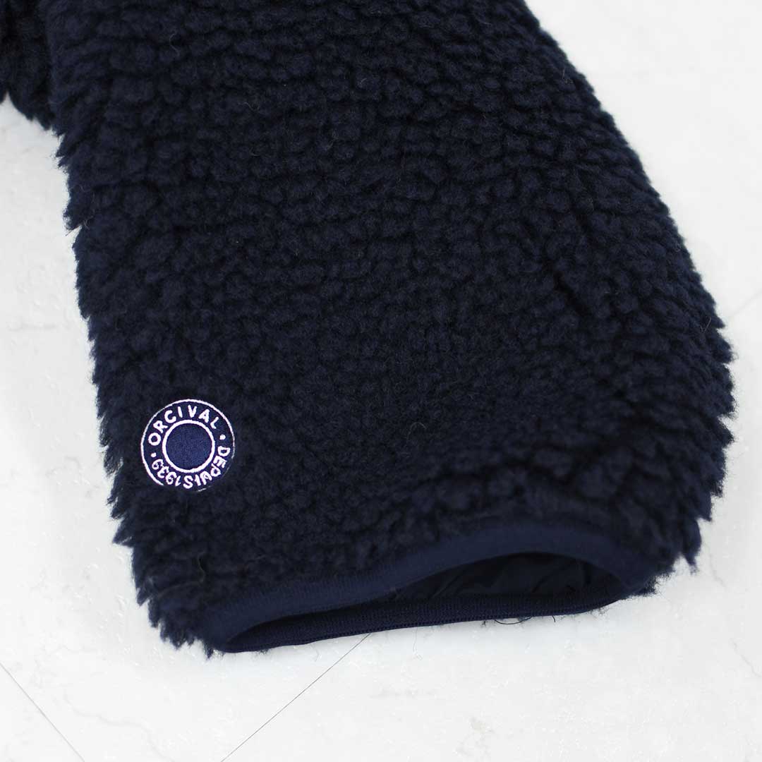 ORCIVAL [オーチバル・オーシバル] W ROUND NECK BLOUSON [OR-A0741BFF] ラウンドネックブルゾン・ボアブルゾン・ボアジャケット・ノーカラー・ジャケット・ブルゾン・アウター・LADY'S [2025AW]