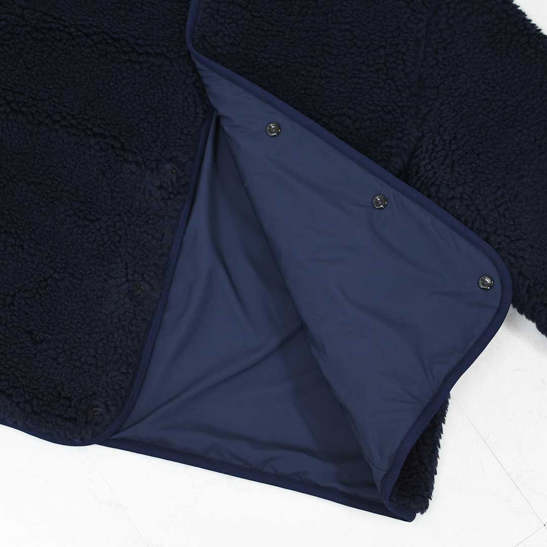 ORCIVAL [オーチバル・オーシバル] W ROUND NECK BLOUSON [OR-A0741BFF] ラウンドネックブルゾン・ボアブルゾン・ボアジャケット・ノーカラー・ジャケット・ブルゾン・アウター・LADY'S [2025AW]