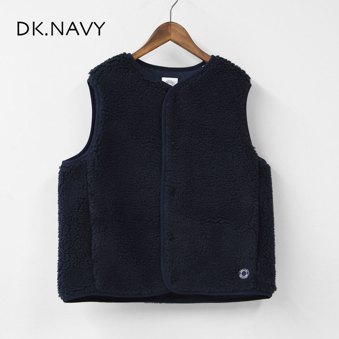 ORCIVAL [オーチバル・オーシバル] Boa Fleece Collarless Vest [OR-A0742BFF] ボアフリースカラーレスベスト・ベスト・ボアベスト・ボアフリースベスト・カラーレスベスト・ボア・ボアフリース・LADY'S [2025AW]