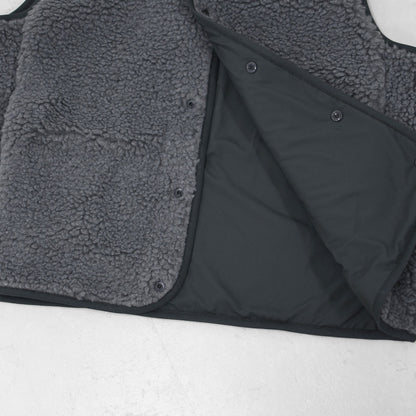 ORCIVAL [オーチバル・オーシバル] Boa Fleece Collarless Vest [OR-A0742BFF] ボアフリースカラーレスベスト・ベスト・ボアベスト・ボアフリースベスト・カラーレスベスト・ボア・ボアフリース・LADY'S [2025AW]