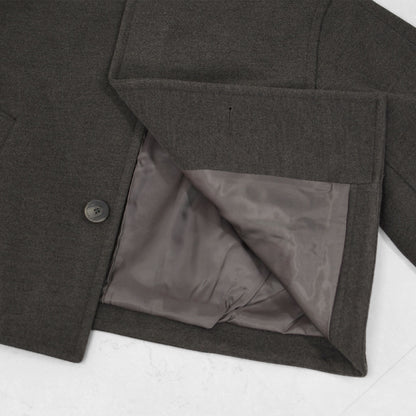 ORCIVAL [オーチバル・オーシバル] W BRITISH TWEED NO-COLLAR BLOUSON [OR-A0743 BBT] ブリティッシュツイード ノーカラーブルゾン・ノーカラー・アウター・バルーンスリーブ・コクーンシルエット・ウールライク・LADY'S [2025AW]