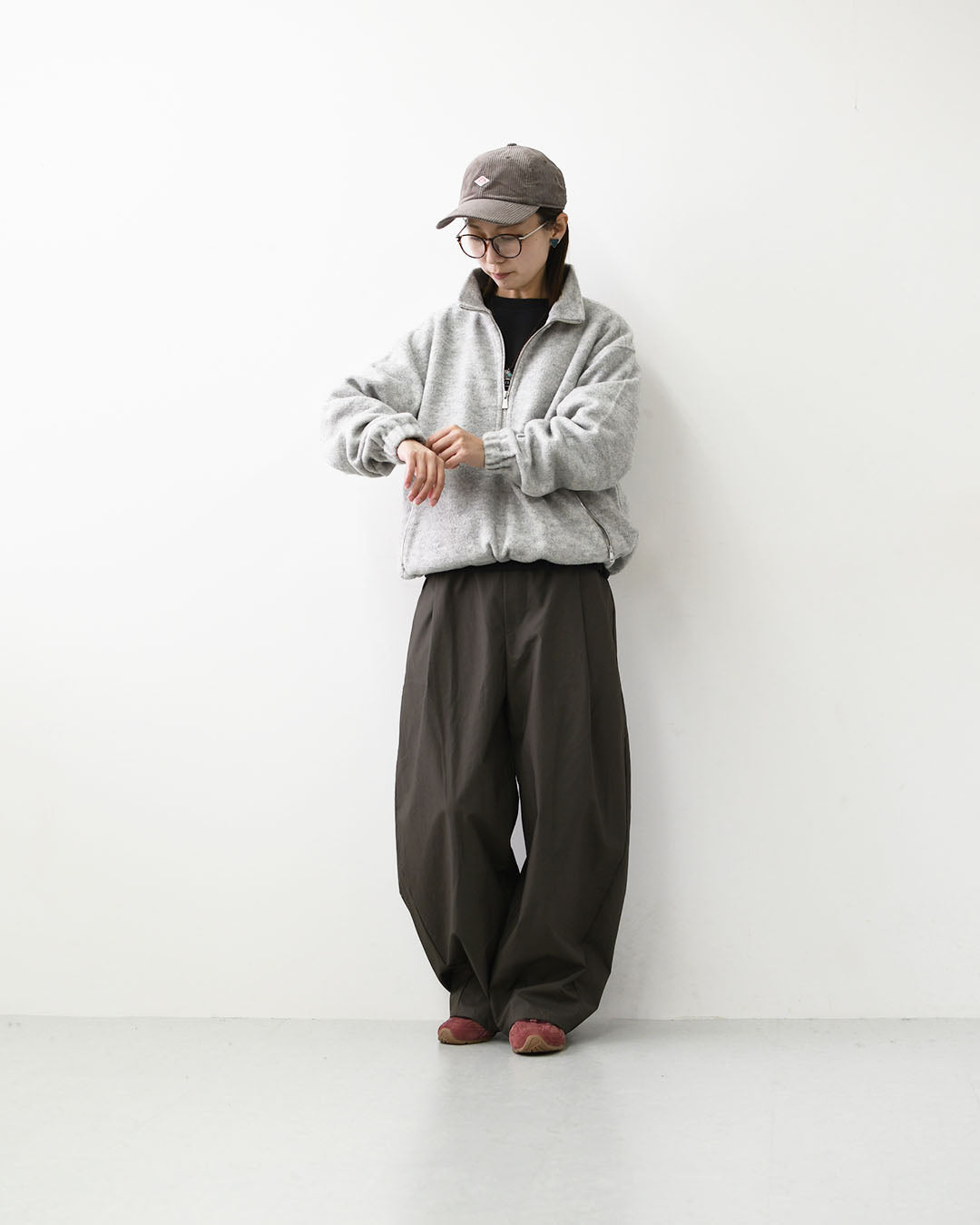 ORCIVAL [オーチバル・オーシバル] W Napping Brushed Fleece Stand Collar Zip Pullover [OR-A0824YFR] ナッピングブラッシュドフリーススタンドカラージッププルオーバー・長袖プルオーバー・ジップアッププルオーバー・ハーフジップ・フリース・LADY'S [2026AW]