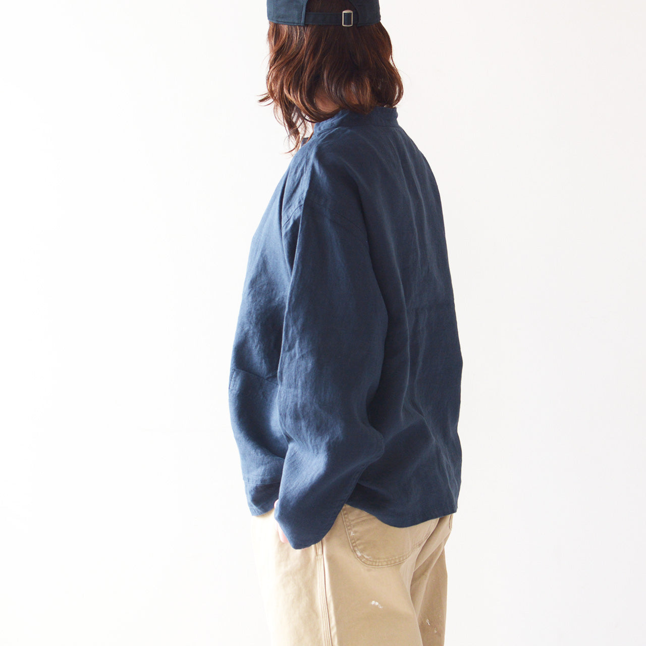 ORCIVAL[オーチバル・オーシバル] W LINEN SMOCK [OR-B0266YLM] リネンスモック [2024SS]