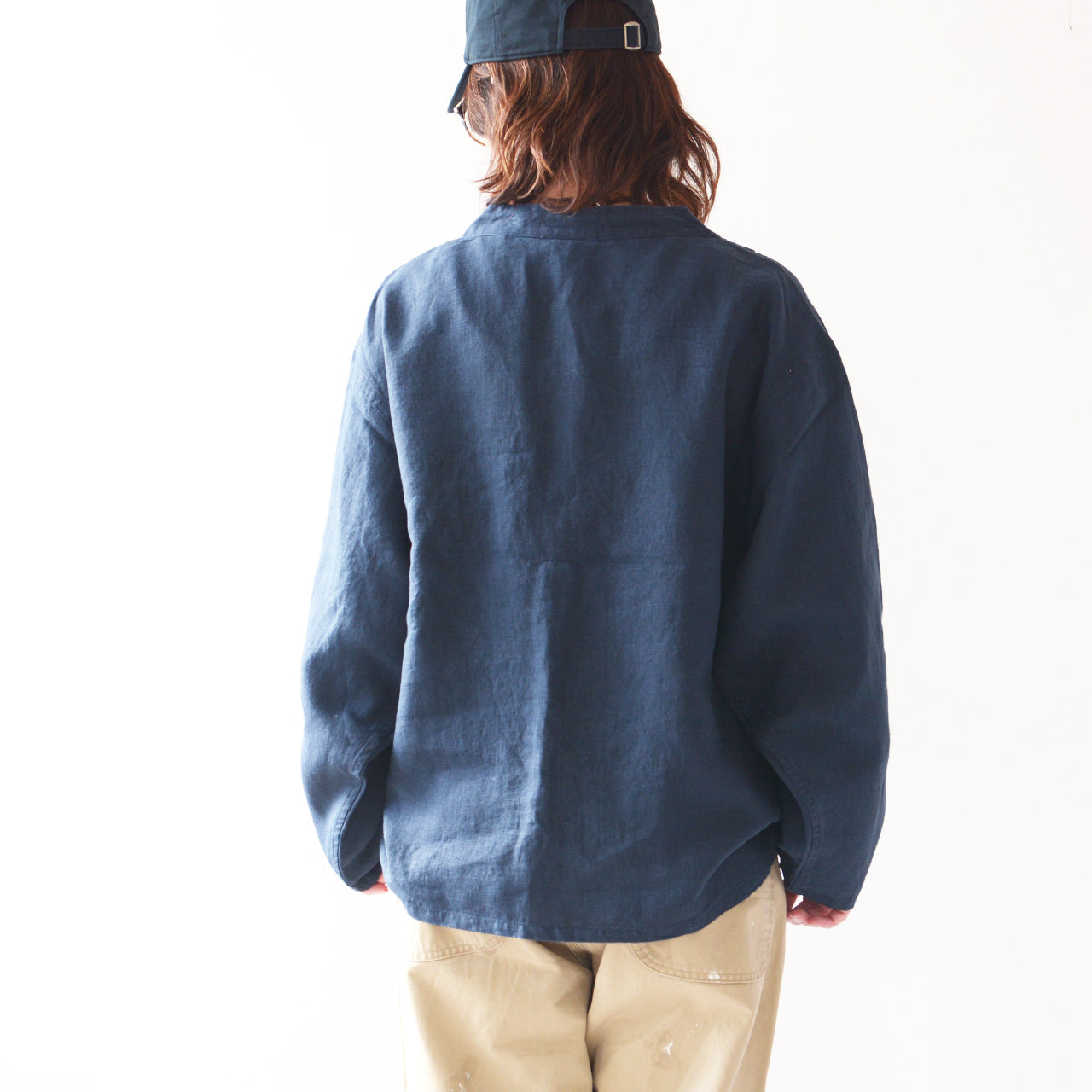 ORCIVAL[オーチバル・オーシバル] W LINEN SMOCK [OR-B0266YLM] リネンスモック [2024SS]