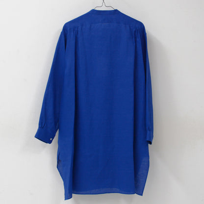 ORCIVAL[オーチバル・オーシバル] W LINEN BAND COLLAR LONG SHIRT [OR-B0268YLF] リネン バンドカラーロングシャツ [2024SS]