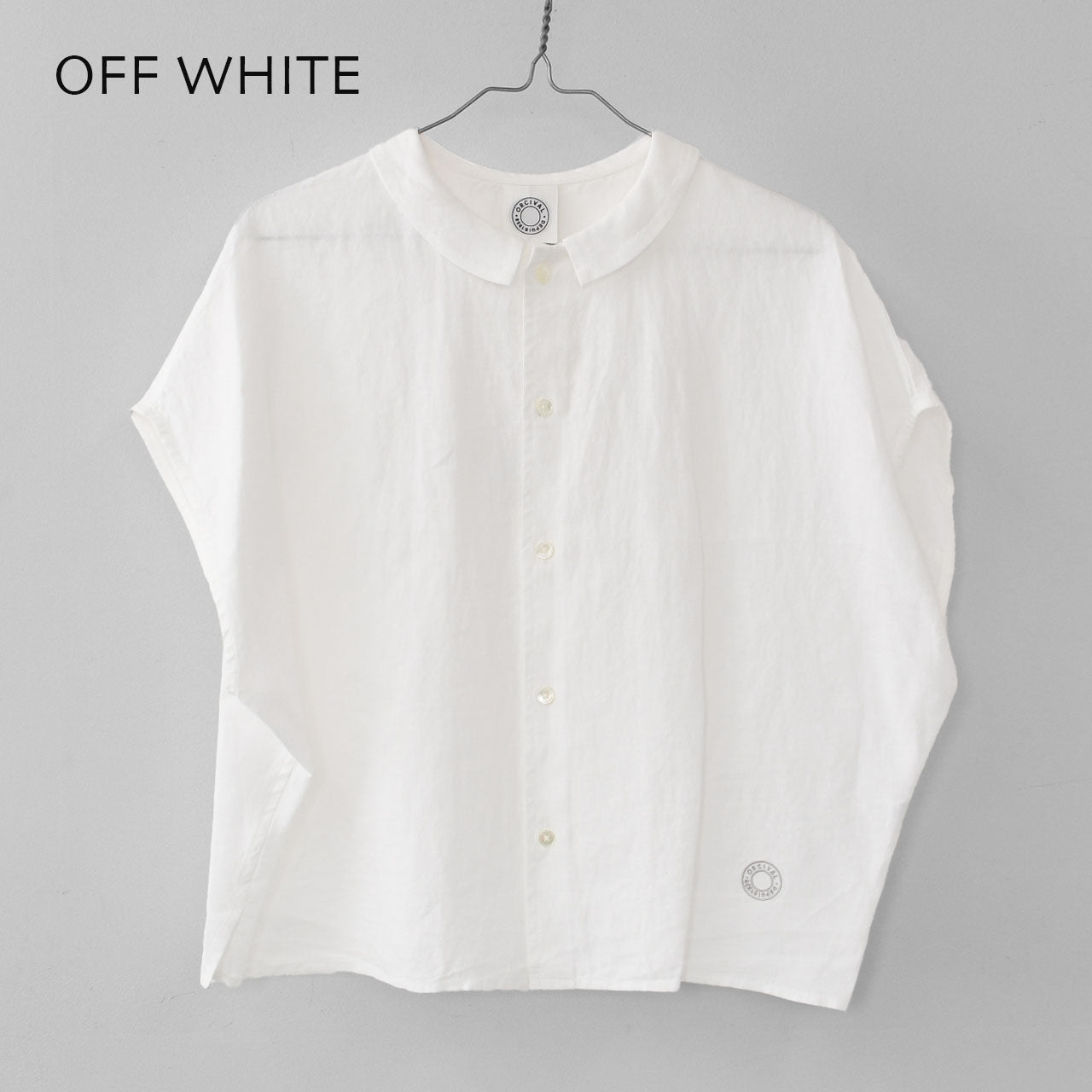 ORCIVAL[オーチバル・オーシバル] W SLEEVELESS SHIRT [OR-B0360YLM] スリーブレスシャツ [2025SS]