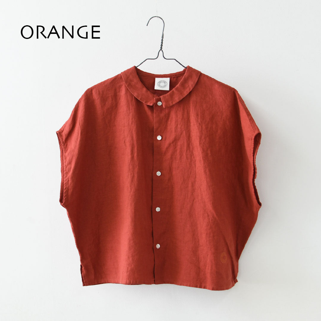 ORCIVAL[オーチバル・オーシバル] W SLEEVELESS SHIRT [OR-B0360YLM] スリーブレスシャツ [2026SS]
