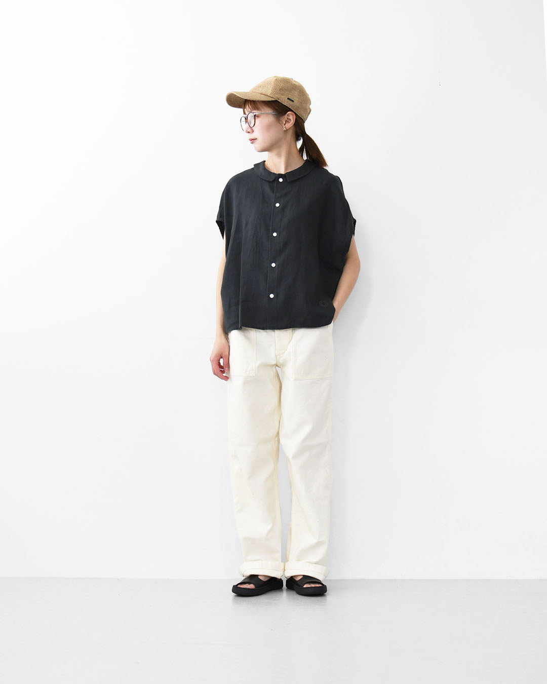 ORCIVAL[オーチバル・オーシバル] W SLEEVELESS SHIRT [OR-B0360YLM] スリーブレスシャツ [2026SS]