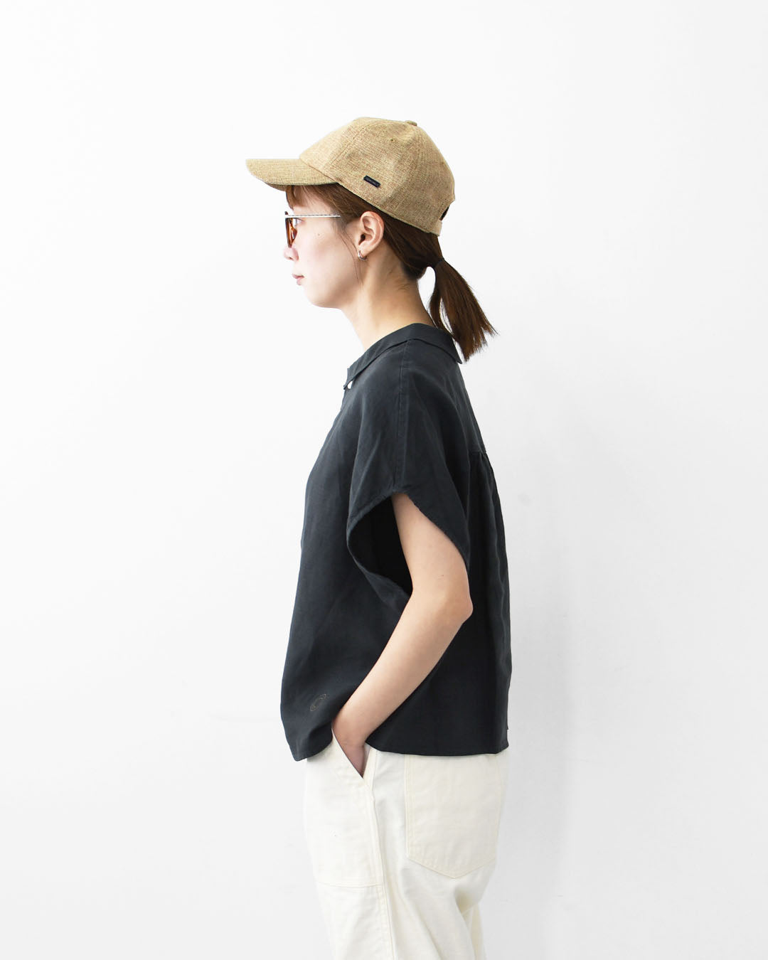 ORCIVAL[オーチバル・オーシバル] W SLEEVELESS SHIRT [OR-B0360YLM] スリーブレスシャツ [2026SS]