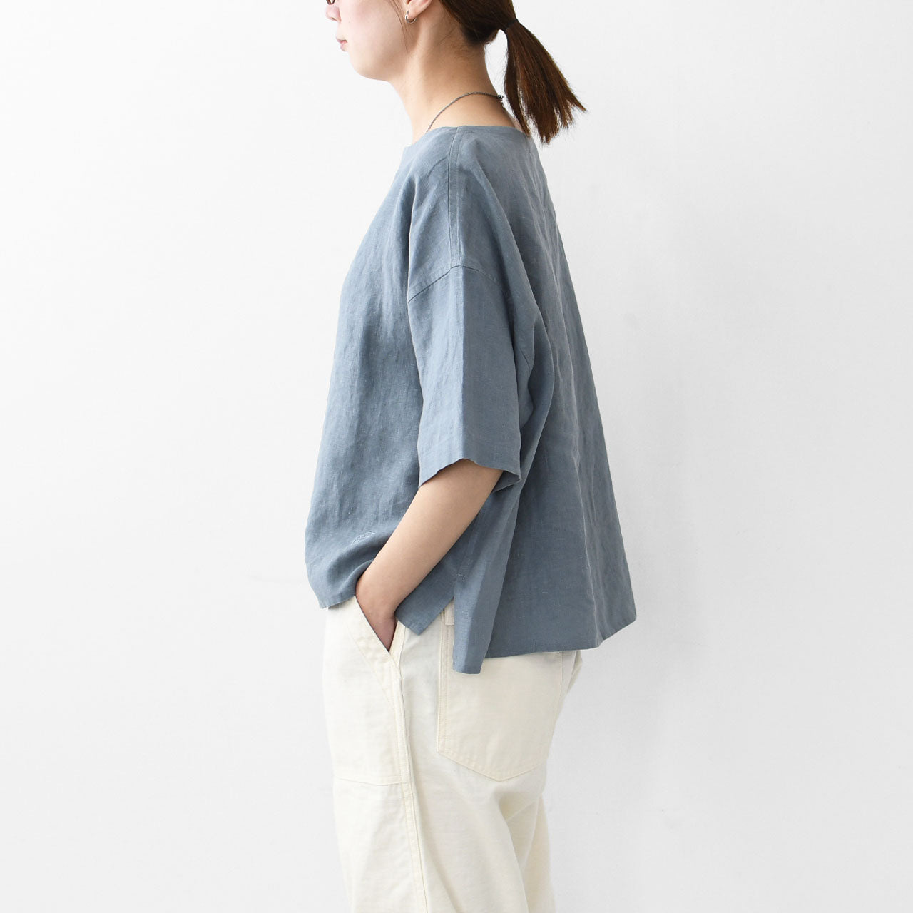 ORCIVAL[オーチバル・オーシバル] W BOAT NECK PULLOVER [OR-B0388YLM] ボートネックプルオーバー [2025SS]