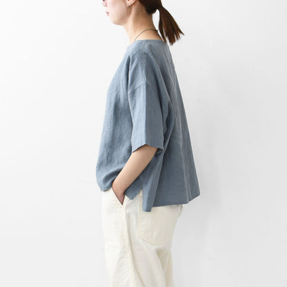 ORCIVAL[オーチバル・オーシバル] W BOAT NECK PULLOVER [OR-B0388YLM] ボートネックプルオーバー [2025SS]