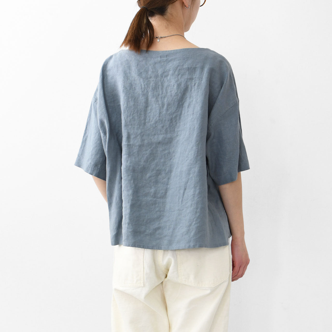 ORCIVAL[オーチバル・オーシバル] W BOAT NECK PULLOVER [OR-B0388YLM] ボートネックプルオーバー [2025SS]