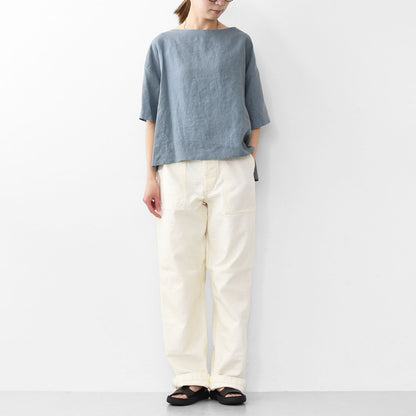 ORCIVAL[オーチバル・オーシバル] W BOAT NECK PULLOVER [OR-B0388YLM] ボートネックプルオーバー [2025SS]