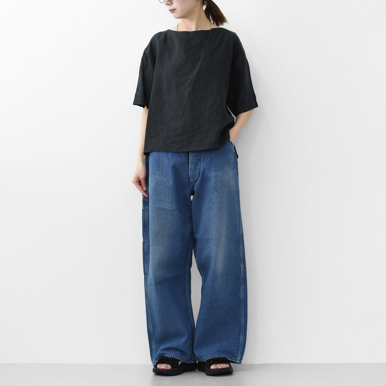 ORCIVAL[オーチバル・オーシバル] W BOAT NECK PULLOVER [OR-B0388YLM] ボートネックプルオーバー [2025SS]