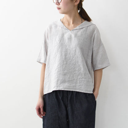 ORCIVAL[オーチバル・オーシバル] W SHORT SLEEVE SAILOR [OR-B0389LCH] ショートスリーブセーラー [2025SS]