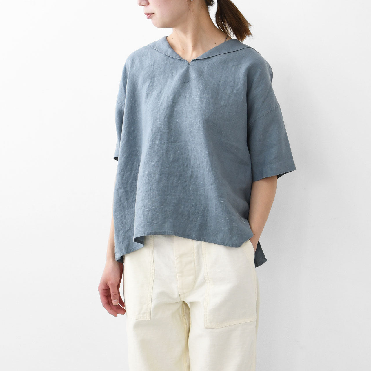 ORCIVAL[オーチバル・オーシバル] W SHORT SLEEVE SAILOR [OR-B0389YLM] ショートスリーブセーラー [2025SS]