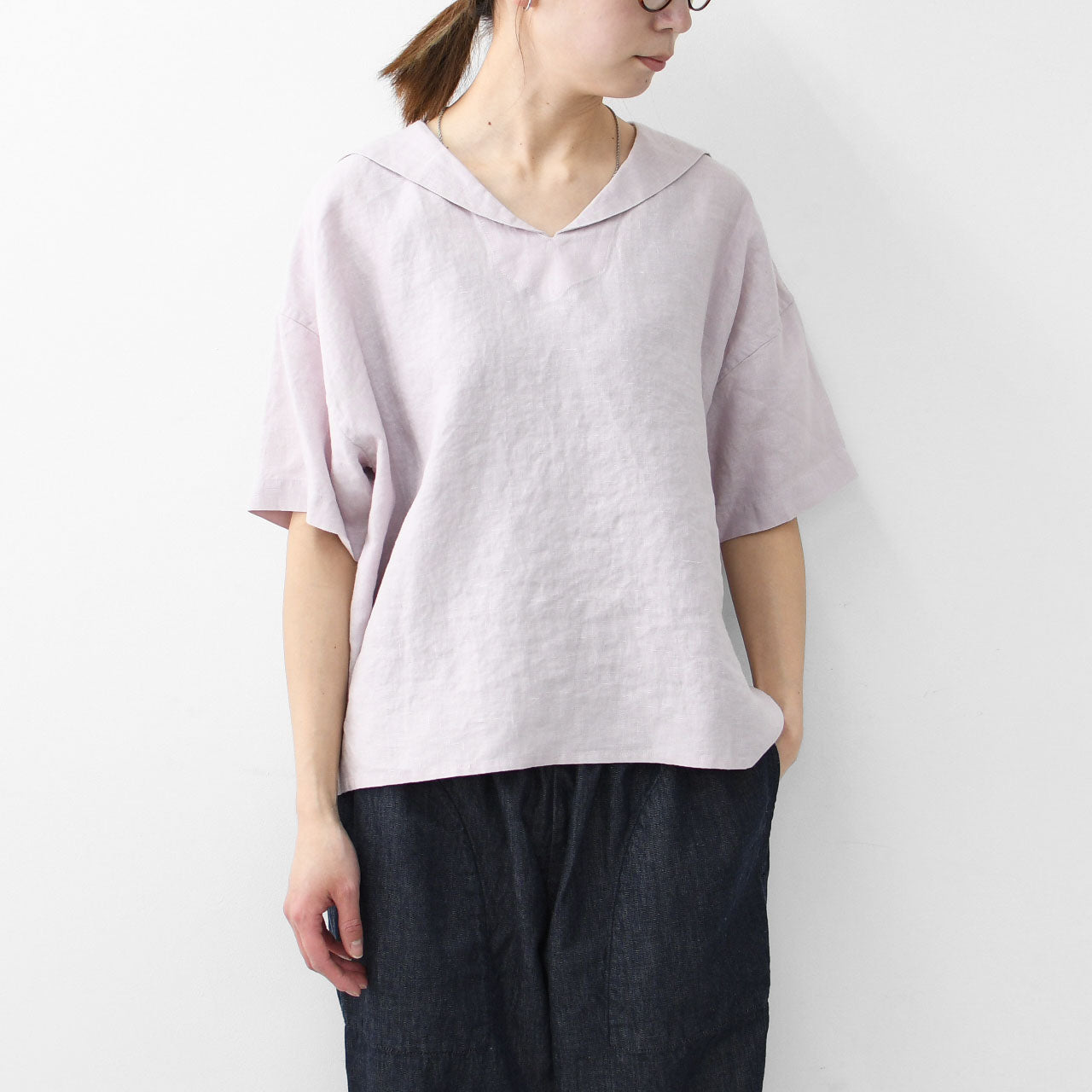 ORCIVAL[オーチバル・オーシバル] W SHORT SLEEVE SAILOR [OR-B0389YLM] ショートスリーブセーラー [2025SS]