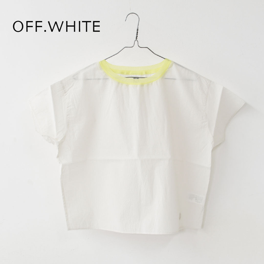 ORCIVAL [オーチバル・オーシバル] ARC SEE THROUGH P.O. [OR-B0450ARC] アークシースループルオーバー・シースールーTシャツ・シースループルオーバー・半袖・ネックリブ・LADY'S [2026SS]