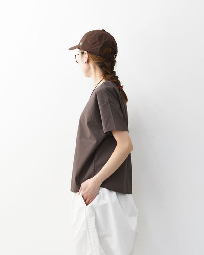 ORCIVAL [オーチバル・オーシバル] ARC SEE THROUGH P.O. [OR-B0450ARC] アークシースループルオーバー・シースールーTシャツ・シースループルオーバー・半袖・ネックリブ・LADY'S [2026SS]