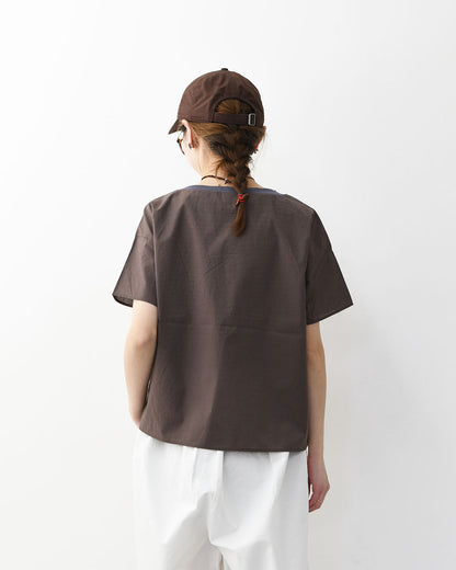 ORCIVAL [オーチバル・オーシバル] ARC SEE THROUGH P.O. [OR-B0450ARC] アークシースループルオーバー・シースールーTシャツ・シースループルオーバー・半袖・ネックリブ・LADY'S [2026SS]
