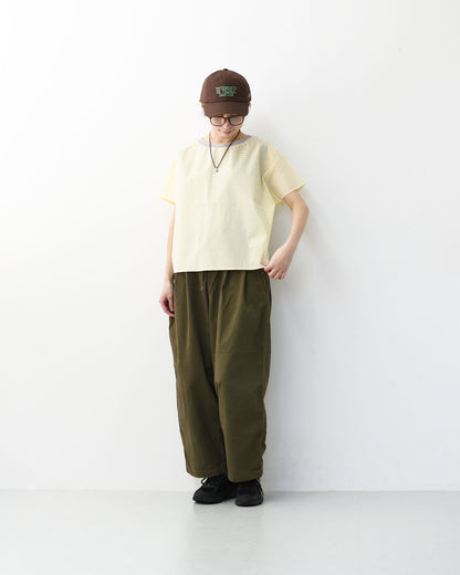 ORCIVAL [オーチバル・オーシバル] ARC SEE THROUGH P.O. [OR-B0450ARC] アークシースループルオーバー・シースールーTシャツ・シースループルオーバー・半袖・ネックリブ・LADY'S [2026SS]