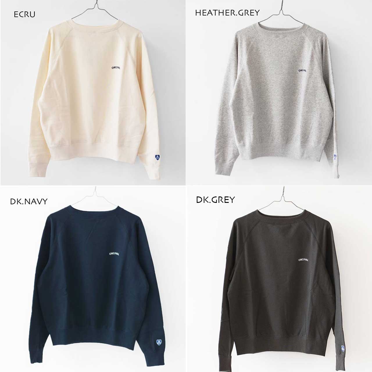 ORCIVAL [オーチバル・オーシバル] W MINI FRENCH TERRY BOAT NECK [OR-C0157MAZ] ミニフレンチテリーボートネック [2024AW]